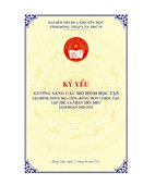 Kỷ yếu gương sáng các mô hình học tập 