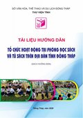 Tài liệu hướng dẫn tổ chức hoạt động tại phòng đọc sách