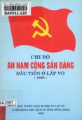 Chi bộ An Nam cộng sản Đảng đầu tiên ở lấp vò