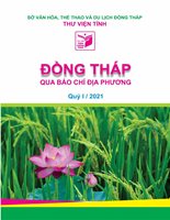 Thư mục trích báo tạp chí quý 1