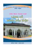 Thư mục toàn văn làng cổ Đông Hòa Hiệp